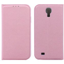 Samsung Galaxy S4 Slim Flip Leather Cover (Light-Pink)
